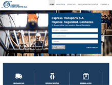 Tablet Screenshot of express.com.pe
