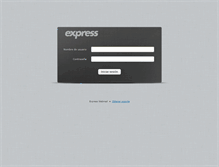 Tablet Screenshot of correo.express.com.ar